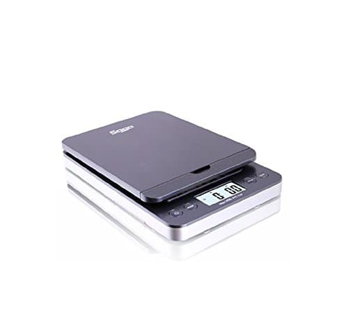 SAGA 86 LB GRAY DIGITAL POSTAL SHIPPING SCALE by SAGA X 0.1 OZ WEIGHT USPS POSTAGE W/AC USB M Pro Model by SAGA