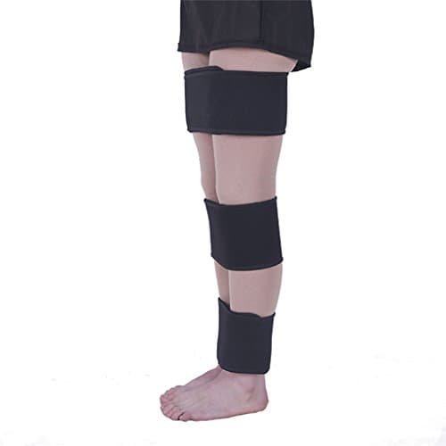 MNII Bow Legs Corrector Band O Legs/X Legs/Knock Knees,Three-Stage Physical Correction Belt Leg O X Leg Belt Fixer Correct Leg Type,Black