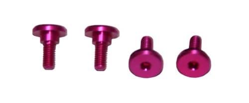 Aluminum with hexagonal hole servo mounting screws pink 44010
