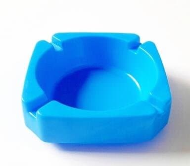 Creative personality ornaments retro industrial wind cement ashtray (Light blue)