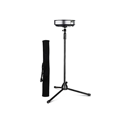 Projector Tripod Floor Stand Holder, Joyhero Portable Universal Lightweight Projector Mount with 360° Swivel Ball Head
