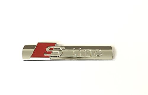 Badge Logo Emblem Decal Boot Quattro SLine CHROME