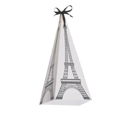 Creative Converting Party in Paris Cone Shaped Favour Boxes with Ribbon (8 Pack)