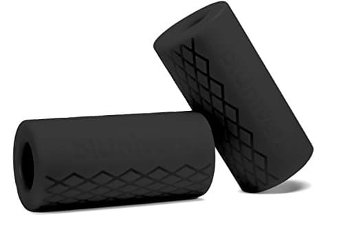 BLUNIVERS Thick Bar Grips for Weightlifting - Fat Bar Training Accessory for Dumbbell & Barbell - Rapid Muscle Growth to Forearm, Biceps, Chest & Triceps - Proved &Tested in Bodybuilding