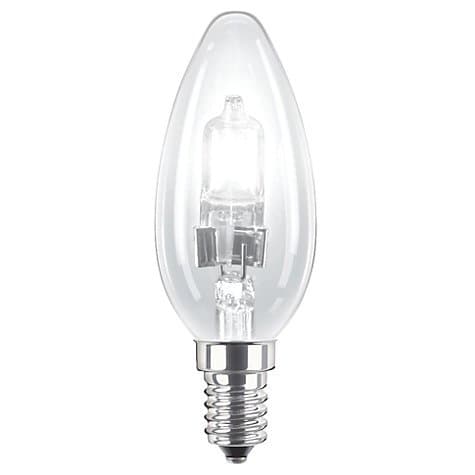 8 Pack 18 W C35 (SES) Small Edison Screw (E14) ECO Halogen Dimmable Candle Light Bulb, 18Watt Equivalent to 25Watt, 2000 Hours Long Life Halogen Light Bulbs, 205 Lumens Output.