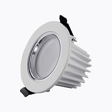 ShangYi 8A Lighting 2.5" 9W SMD 810LM 2800-6500K Warm White/Cool White Die Casting Aluminum LED Downlights AC180-265V , Warm White