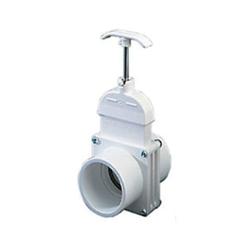 Praher 150GMFT Slide Valve 1.5" MPT x 1.5" FPT - White