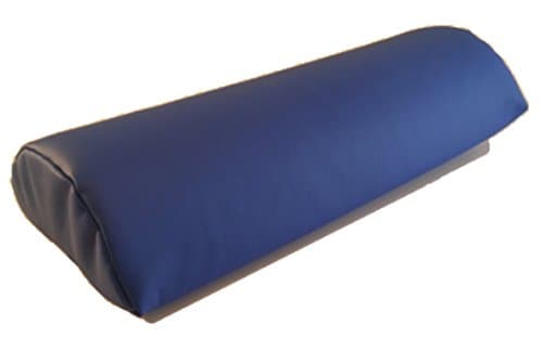 Insula Sana MASSAGE-EXPERT Half Roll Positioning Roll Neck Rollle Faux Leather Cover (50 x 15 x 7.5 cm, Blue)