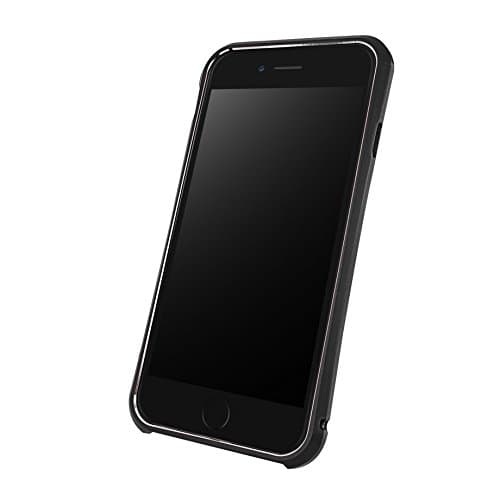DRACO Design Tigris 6 Aluminum Bumper Case for iPhone 6/6S - Carrying Case - Retail Packaging - Meteor Black