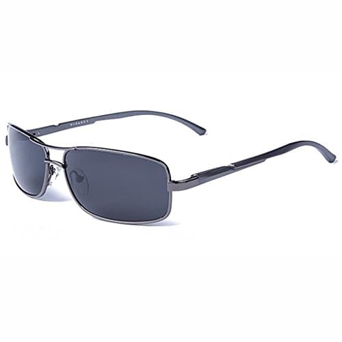 Sunglasses Driver Mirror Small-frame Glasses Men Polarized Light Sunglasses ( Color : Gun gray )