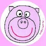 My Wee Friend (Pig)- Colour Changing Sticker- Potty Training Made Easy –- Watch as Smiling Pig Appears - Eco Friendly - use Less Nappies