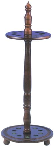 Free Standing Mahogony Cue Rack for 10 Cues