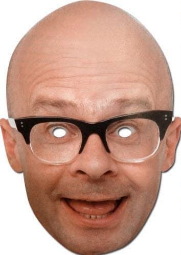 Harry Hill Celebrity Cardboard Mask – Single (Mask/Headpiece