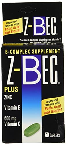 Marblemed 31068962 Vitamin B/C/E/Zinc Z-Bec Tablets 60 Per Bottle By Inverness Medical -Part No.