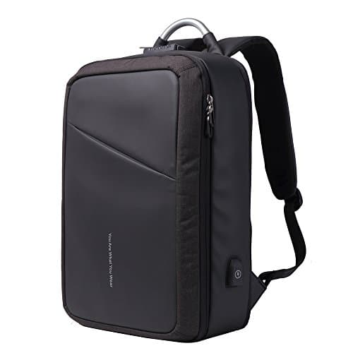 BISON SPIRIT Anti-theft USB Charging Men Backpack ▏NO Key TSA Lock Design Men Business Stylish Travel Backpack
