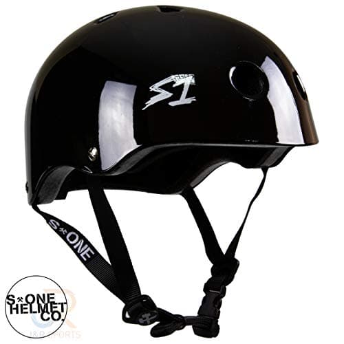 S1 Lifer Helmet - Multi-Impact & High-Impact Certified - Multiple Colours & Sizes (Undialed LIT Black Gloss, X-Small 20.5" (52cm))