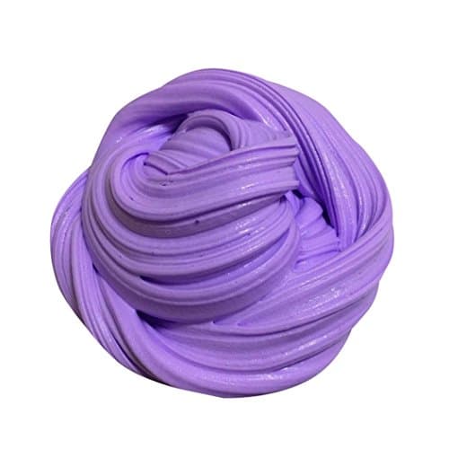 Lsv-8 Fluffy Floam Slime Putty Scented Stress Relief No Borax Kids Toy Sludge Toy (B) ( purple)
