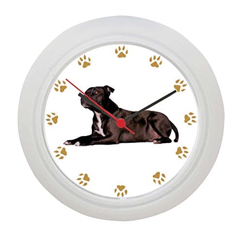 Staffordshire Bull Terrier Wall Clock