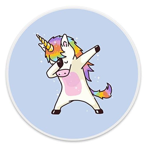 Cheap Pop Out for Mobile Phone, Expanding Pop Grip Mount Holder Stand Sockets for iPhone X,Smartphones and Tablets - Shy Unicorn Happy White