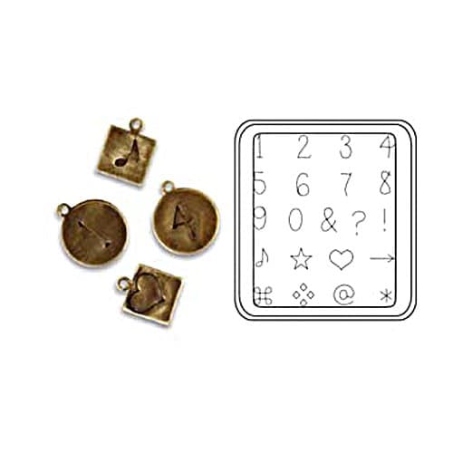 Vintaj DecoEtch Die For Sizzix Bigkick Machine - Handwriting Numbers