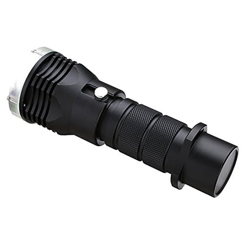 Vitalite-Waterproof 1000Lumens Diving Flashlight XM-L2 LED Diving Light Waterproof Dive Torch Black