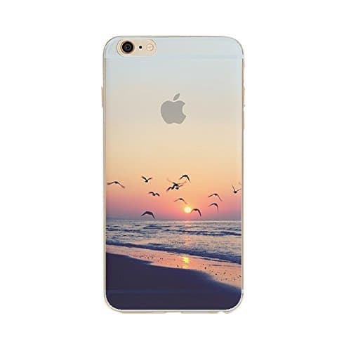 Berax Phone case for iphone 6S iphone 6 Silicone phone case protect back case cover TPU Soft Skin Extra Slim TPU phone case for iPhone 6/6S 4.7"-Scenary