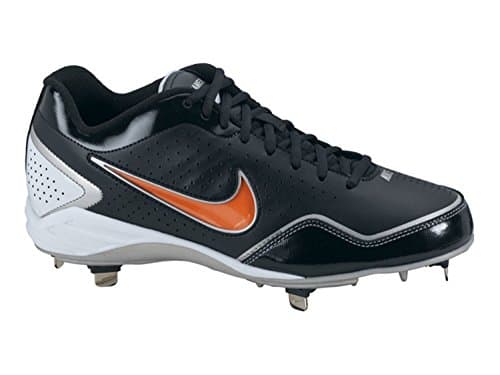 Nike Gamer Conversion Men's Baseball Cleat, Black/Metallic Silver/White, 15 D(M) UK/50 D(M) EU