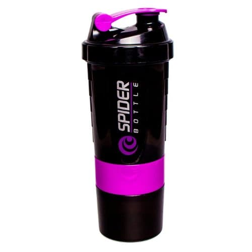 Spider Bottle 500ml Black/ Neon Purple Mini 2 Go