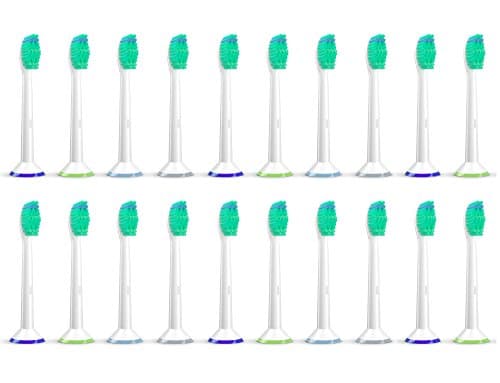 ORAX Sonicare replacement heads compatible with Philips Sonicare 20 pcs.– 4 Sonicare toothbrush heads per pack
