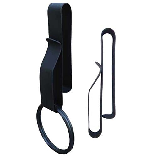 Zak Tool Zt-52 Low Profile Key Ring Clip, 2-Pack Black