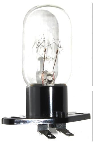 Microwave Oven Bulb With Fixed Lamp, T170 Base, Bent 4.8mm Terminals, 20w 230-240v, OEM, Suitable For Belling, Hitachi, Kenwood, Matsui, Panasonic, Samsung.. by TDSpares
