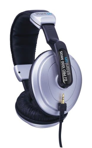 Stanton DJ Pro 1000 Mkii Headphone - Blk and Silver