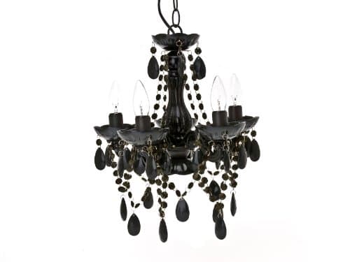 Silly Lamp 5 Arms Chandelier Gypsy Small, Black