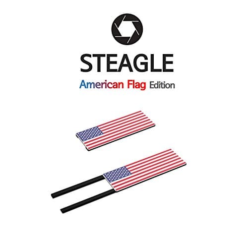 STEAGLE1.0 Laptop Webcam Cover for Privacy Shield (American Flag Edition)