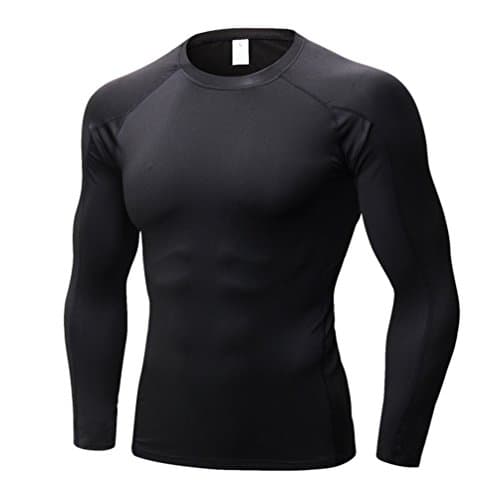 Mens &amp; Boys Super Thermal Compression Base Layer Top Long Sleeve Under Shirt,Men's Boy's Total Compression Fast Dry Base Layers Top Long Sleeve Armour Gear Under Shirt