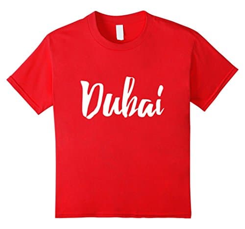 Kids Dubai UAE T-Shirt 4 Red