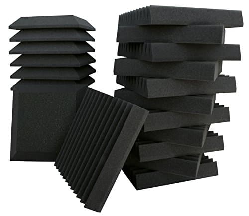 Ultimate Acoustics UA-KIT-SB2 12 x 12 x 2-Inch Bevel and Wedge Style Professional Studio Foam (Pack of 24)