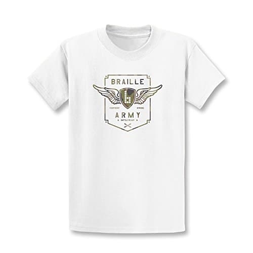 Braille Army T-Shirt - White