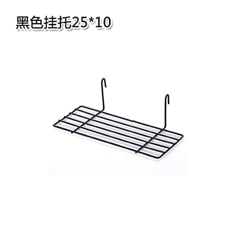 UWSZZ Simple wind-wrought iron wall wall-mounted racks of hanging basket ideas baskets mesh photos decorative storage basket Black hanging tray 25*10