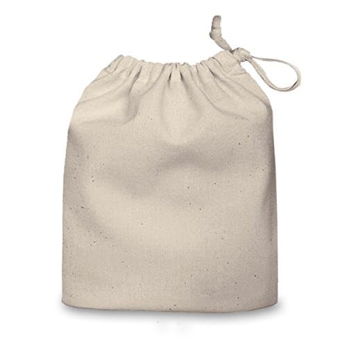 Cotton Drawstring Bags in a selection of sizes and modern, Bright colours (15 cm x 20 cm, Natural)