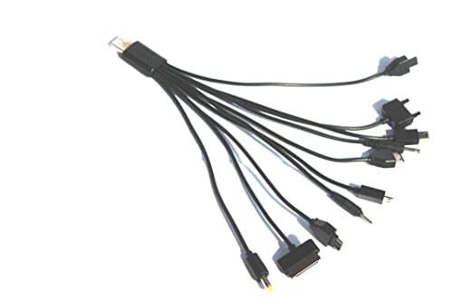 10 in 1 Universal USB Charger Cable for iPhone iPod PSP Nokia LG Samsung With Lightning Adapter