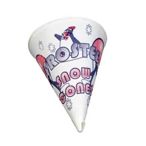Heavy Duty 6 OZ Snow Cone Cups Sno-Kone (Box of 200) Concession Supplies by Great Northern Popcorn Company