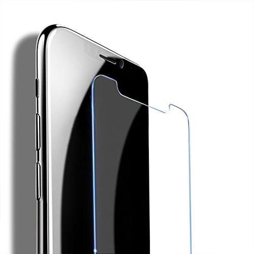 iPhone X Screen Protector,Premium Tempered Glass Screen Protectors,9H Hardness Rating,3D Touch Compatible,Bubble-Free Installation,Anti-Shatter Film for iPhone X 5.8" Inch,0.33mm Thickness(transparent)