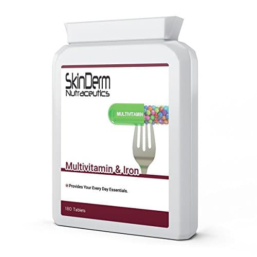 Multivitamin &amp; Iron | 180 Tablets | 6 Months Supply | All Round Health