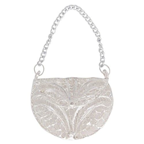 Exclusive Silver Polished Designer Small Purse