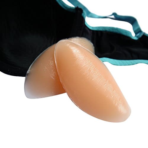 Jo Thornton Style 2 - NEED A LIFT? - Lovely small cleavage lifter. Silicone Breast Enhancers ("Chicken Fillets") - Suitable for AA, A and B cups - 160g Pair - White Flesh