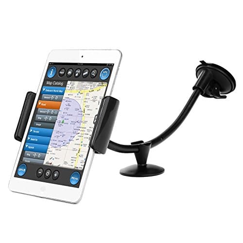 Car Mount Holder,Danibos Dashboard Windshield Long Hose Car Mount Holder With Ultra Block For iPad mini1/2/3/4,iPhone 6/ 6s/ 6 plus/ 6s plus/ 5s/ 5c/ 5,Samsung Galaxy S6/ S5/ S4/S3 Note 4/3,HTC etc