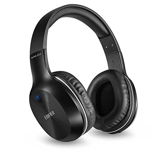 Bluetooth Wireless Headphones, Edifier Over-Ear Hi-Fi Stereo Headset 70 Hours Playtime Headphones with Noise Canceling Microphone, Supports Hands-Free Calling and Wired Mode for Phone/ TV/ PC/ Laptop and More Bluetooth devices (Black)