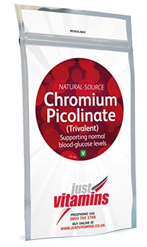 Just Vitamins Chromium Picolinate 200mcg 180 Capsules
