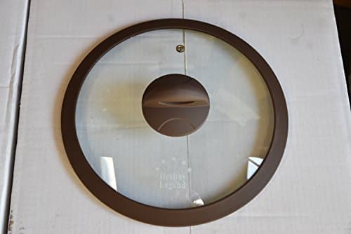Healthy Legend 10.4 (26 cm) Temperted Glass Lid for Cookware with High Temp Silicone rim Lid (better than metal rim) - Newest design by Healthy Legend